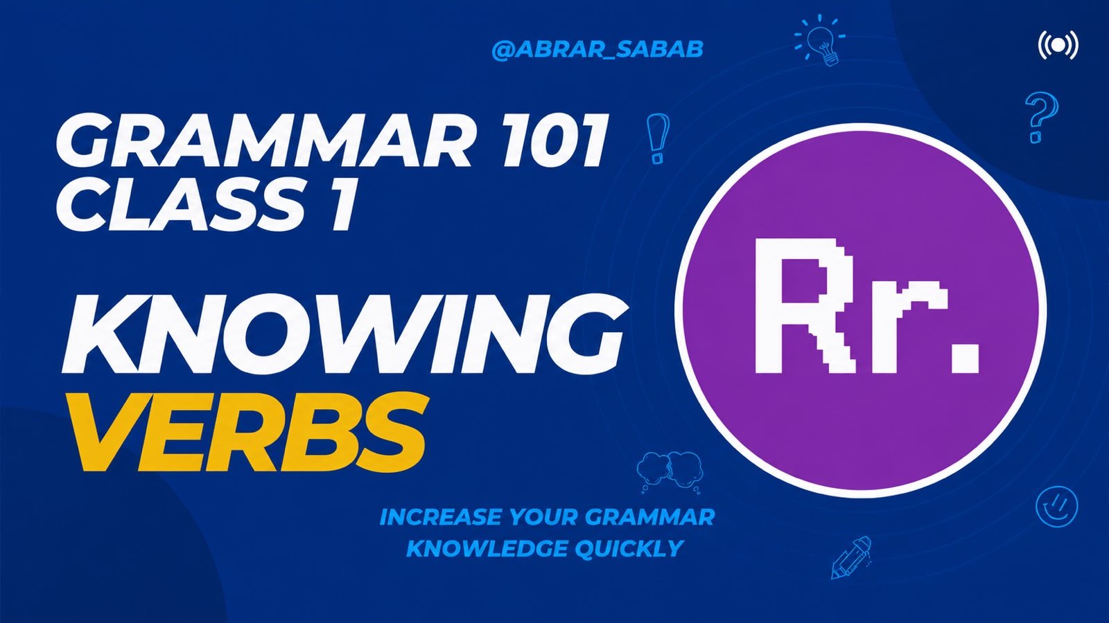 Free Grammar Course playlist thumbnail